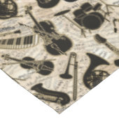 Nappe Partition et instruments Black/Gold ID481 (Angle)