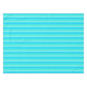 Nappe Pastel Abstrait Turquoise Bleu Bleu Grandes Têtes (Devant (Horizontal))