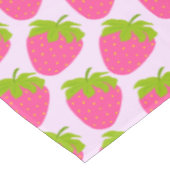 Nappe Pastel aux fraises rose (Angle)