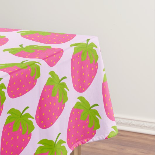 Nappe Pastel aux fraises rose (In Situ)