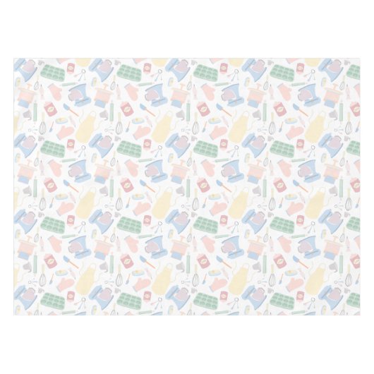 Nappe Pastel Baking Thème desserts pâtisseries Arts (Devant (Horizontal))