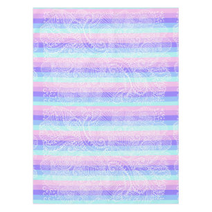Nappe Pastel Candy Motif d'Imaginaire doux rayé