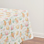 Nappe Pastel Easter Eggs & Carrots Watercolor Pattern (In Situ)