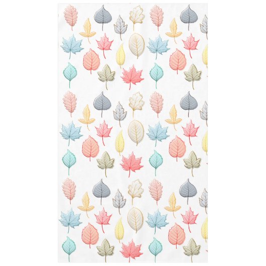 Nappe Pastel Feuilles (Devant)