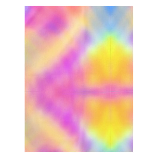 Nappe Pastel Iridescente Coloré Design dégradé (Devant)