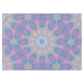 Nappe Pastel Mère de Perle Nom du Motif Monogramme | (Devant (Horizontal))