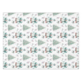 Nappe Pastel Mint et rose Noël Motif sans couture (Devant (Horizontal))