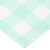 Nappe Pastel Mint Green Plaid Motif Pâques (Angle)