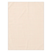 Nappe Pastel Peach Gingham Plaid Cottagecore Pattern (Devant)