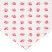 Nappe Pastel Pink Coquette Fraise personnalisée (Angle)