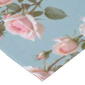 Nappe Pastel Pink Roses On A Soft Sky Blue Background  (Angle)