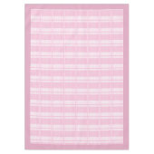 Nappe Pastel Pink Tartan pour des rencontres douil (Devant)
