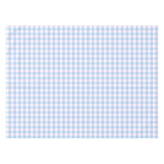 Nappe Pastel Purple Gingham (Devant (Horizontal))