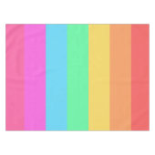 Nappe Pastel Rainbow Color Strips Design (Devant (Horizontal))