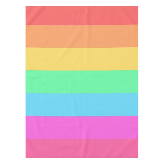 Nappe Pastel Rainbow Color Strips Design (Devant)