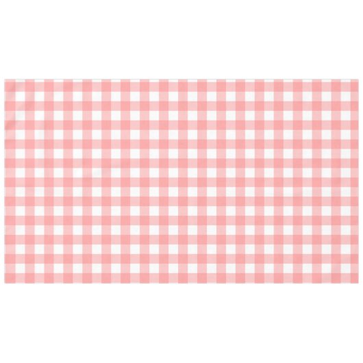 Nappe Pastel Raspberry Red Plaid Motif Pâques (Devant (Horizontal))
