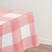 Nappe Pastel Raspberry Red Plaid Motif Pâques (In Situ)