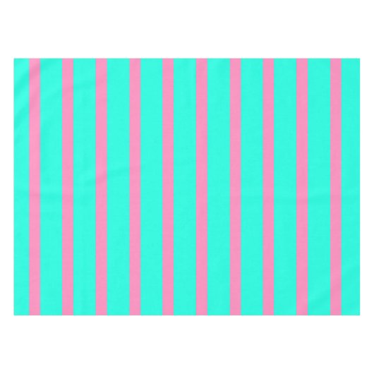 Nappe Pastel Turquoise Bleu Vert Et Rose (Devant (Horizontal))