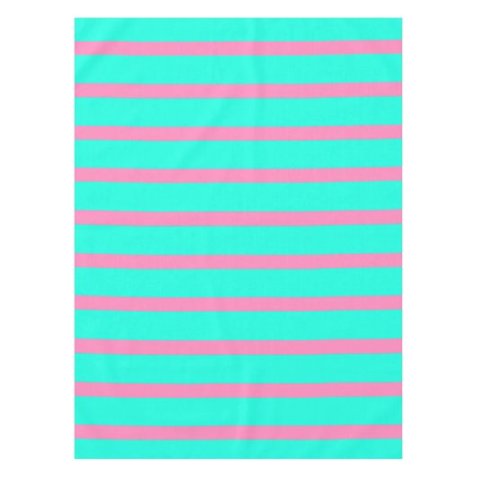 Nappe Pastel Turquoise Bleu Vert Et Rose (Devant)