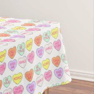 Nappe Pastel Valentine's Day Candy Hearts Love Imprimer