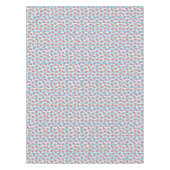 Nappe Pastèque au néon sur le motif de rayures (Devant)