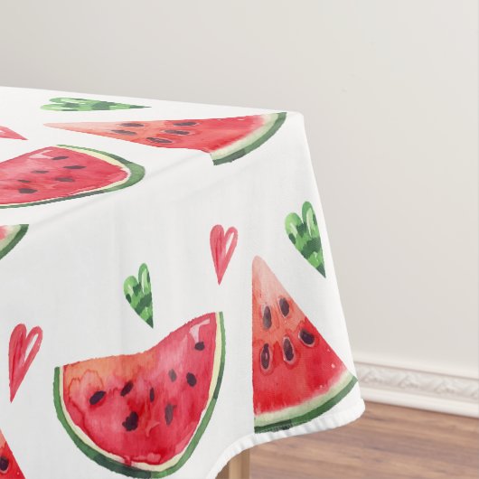 Nappe Pastèque et Coeurs (In Situ)