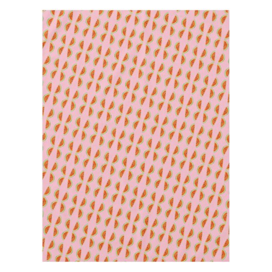 Nappe Pastèque Pink Green Graines BBQ Été 4Elaine (Devant)