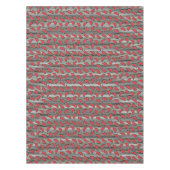Nappe Pastèque sur le motif noir et blanc de rayures (Devant)