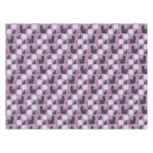Nappe Patchwork de chats cosmiques pourpres (Devant (Horizontal))