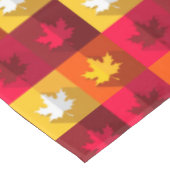 Nappe Patchwork Feuilles d'érable d'automne (Angle)