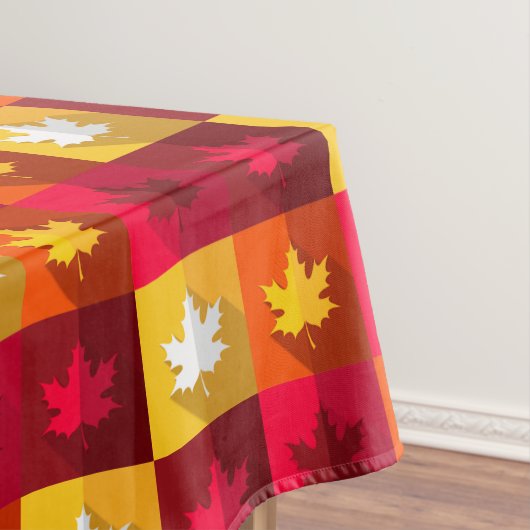 Nappe Patchwork Feuilles d'érable d'automne (In Situ)