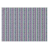 Nappe Patchwork lignes ornementales paces textile boho v (Devant (Horizontal))