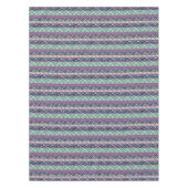 Nappe Patchwork lignes ornementales paces textile boho v (Devant)