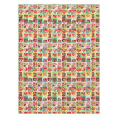Nappe Patchwork vintage de la Saint-Valentin (Devant)