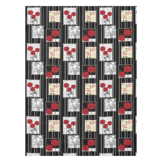 Nappe Patchwork vintage sans couture (Devant)