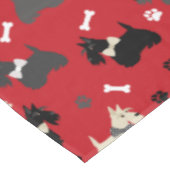 Nappe Pâtes et os de Terrier écossais (Angle)