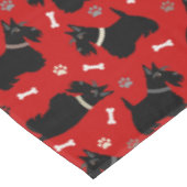 Nappe Pâtes et os de Terrier écossais noir (Angle)