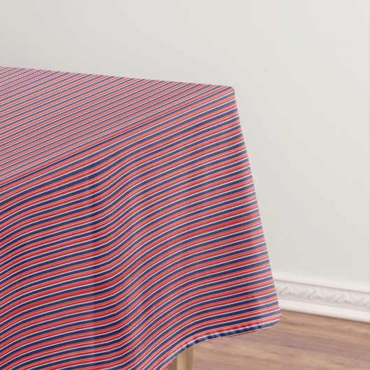 Nappe Patriotic Stripes Cotton Tablecloth (In Situ)