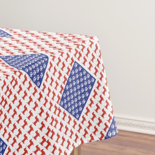 Nappe Patriotique Dachshund (In Situ)