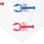 Nappe Patriotique de homard rouge blanc et bleu (Angle)