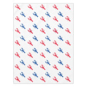Nappe Patriotique de homard rouge blanc et bleu (Devant)