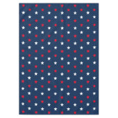 Nappe Patriotique rouge blanc foncé bleu marine étoiles  (Devant)
