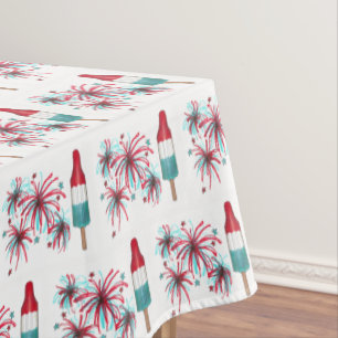 Nappe Patriotique USA juillet 4 Rocket Pop Fireworks