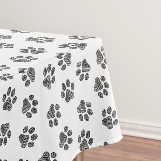 Nappe Patrouilles de Doodle, Paws de Chien, Paws Noirs (In Situ)
