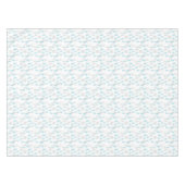 Nappe Pattern Blue & Gray Leaves (Devant (Horizontal))