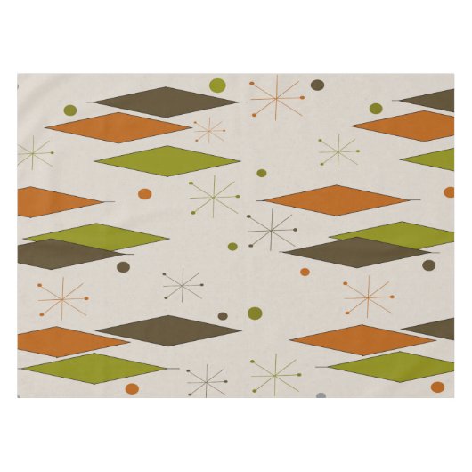Nappe Pattern Green and Cream (Devant (Horizontal))