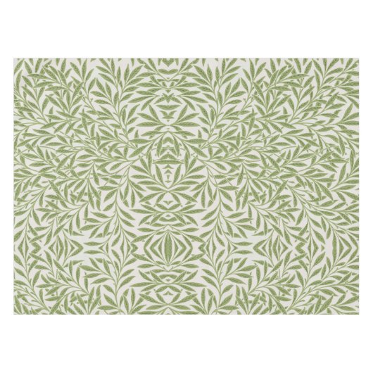Nappe Pattern of green leafy branches  (Devant (Horizontal))