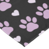 Nappe Pattern of paws, Dog paws, Lilac paws, Hearts (Angle)