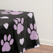 Nappe Pattern of paws, Dog paws, Lilac paws, Hearts (In Situ)