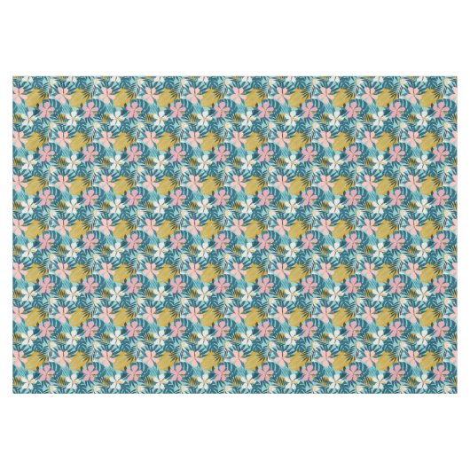 Nappe Pattern tropical hibiscus (Devant (Horizontal))